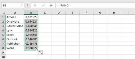 random number from 1-4|Randomize A List Of Numbers .